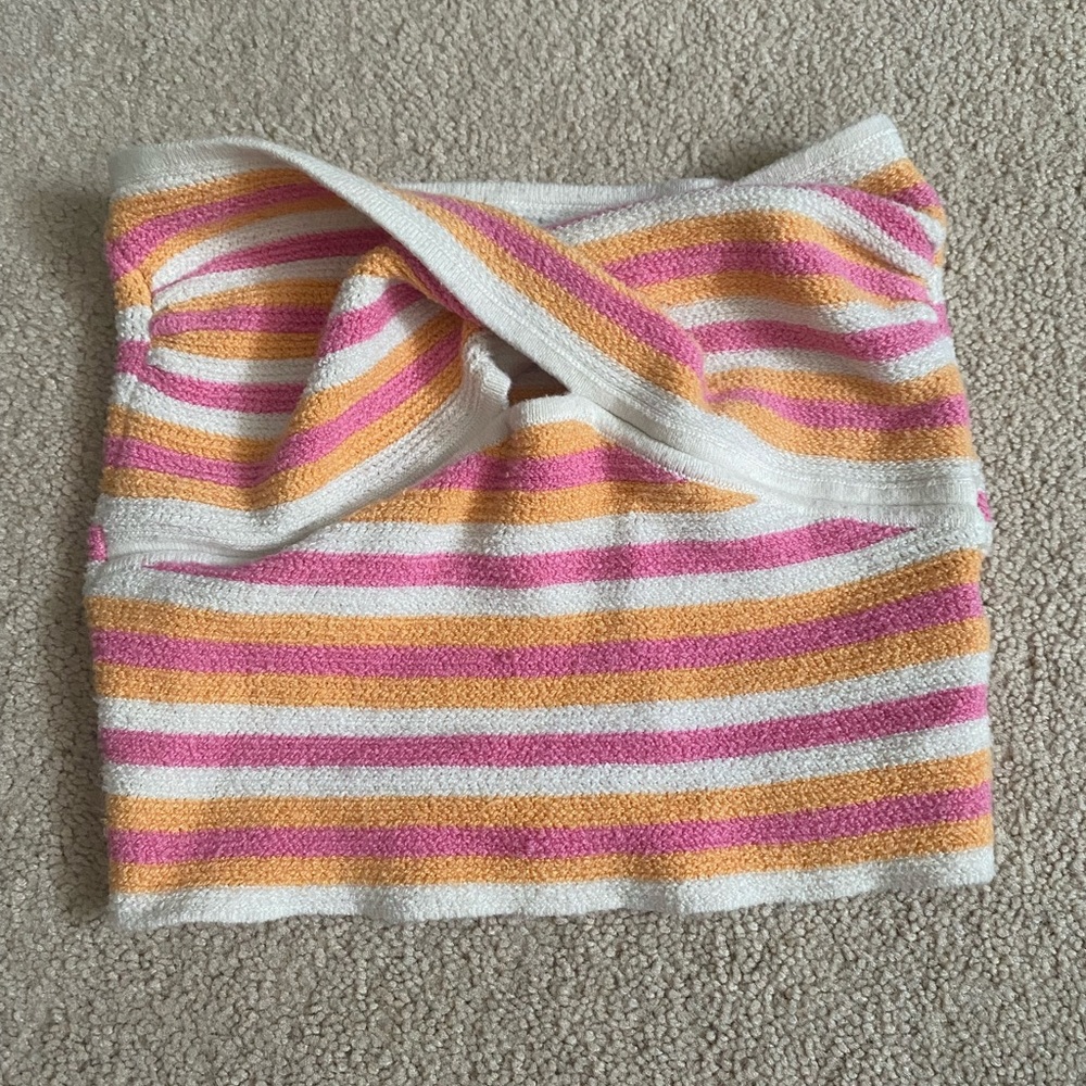 american eagle cropped tube top